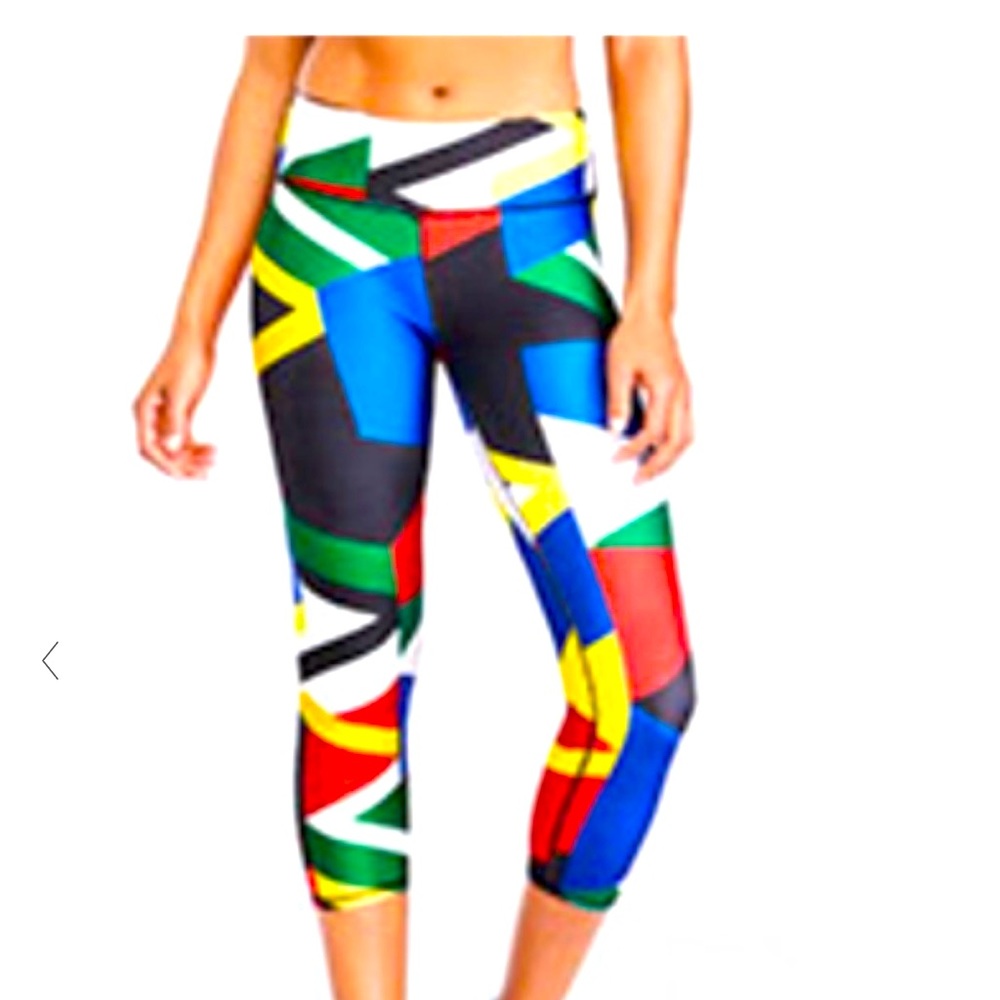Fabletics Capri multi colored leggings